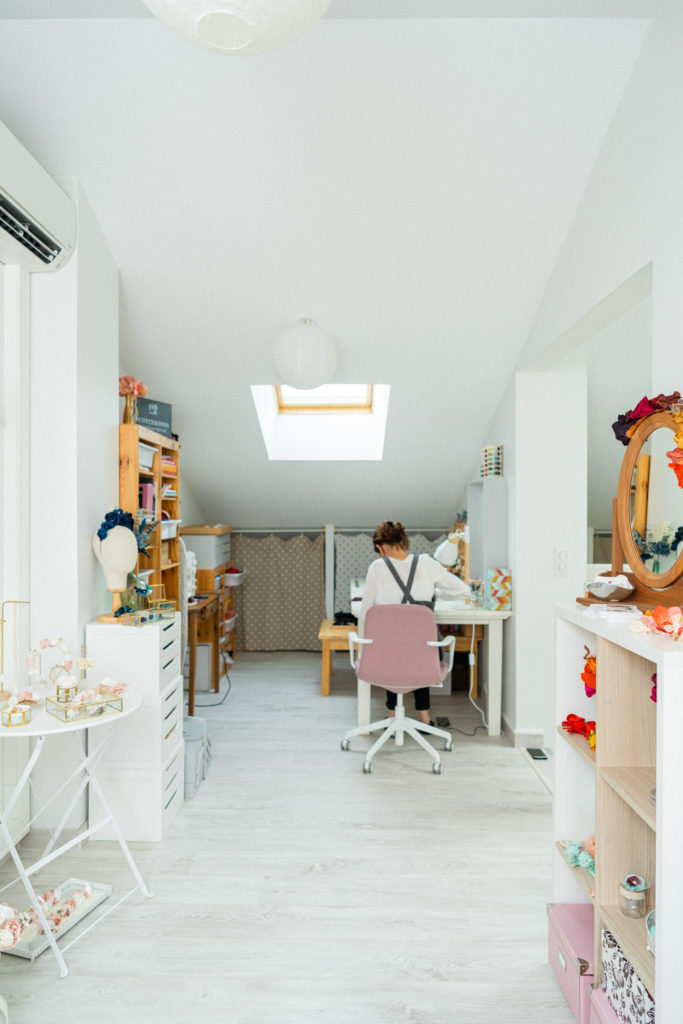 Atelier d'art en couture florale Alice MARTY Artisan d'art Albi Occitanie